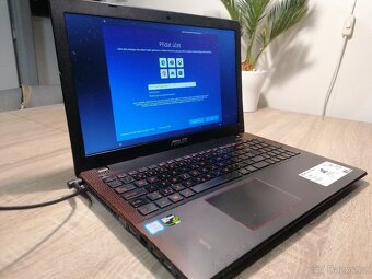 Herní ASUS F550V - Intel i5 7300HQ, nVidia GTX 950m, 8GB RAM - 7