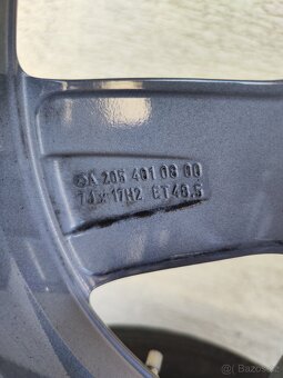 Originál ALU kola MERCEDES 17" s pneu BRIDGESTONE - 7