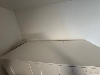 IKEA skříň Brimnes se 3 dveřmi + 2 extra police, bílá - 7