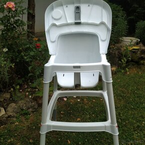 Postýlka skládací mobilní, židlička krmící, postýlka dřevěná - 7