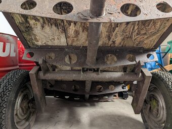 Vozík přívěs za malotraktor nebo čtyřkolku 155x95 cm - 7