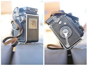 Sleva: Rolleiflex 2.8C s Planarem 80mm (1954-55), Rollei 6×6 - 7