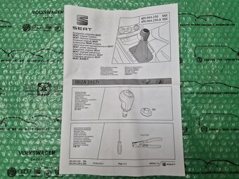 sportovní rukojeť řadící páky Seat Ibiza od 2017 s 5 rychlos - 7