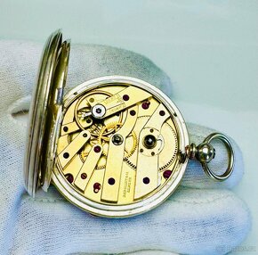 LUXUSNÍ CELO STŘÍBRNÉ KLÍČOVKY BADOLLET & CIE. GENEVE - 7