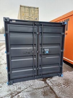 Nový 15´ skladový kontejner, barva RAL 7016 a RAL 7035 - 7