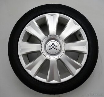 Citroen C4 - Originání 17" alu kola - Letní pneu - 7
