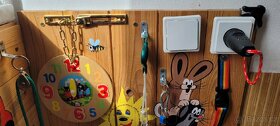 Hrací interaktivní deska (Montessori) pro děti - 7