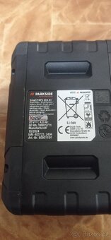 Parkside Aku utahovák na kola 1/2" ,4ah, nabíječka - 7