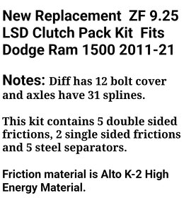 Lamely diferenciálu Dodge RAM 1500 - 7