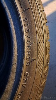 4x zimní pneu 205/45 R16 - 7