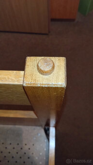 2x postel z masivu s matrací 90x200 cm - palanda - 7