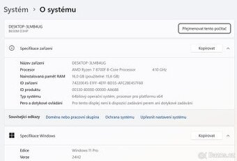 🖥️HERNÍ PC RYZEN 7 8700,RX 6700XT 12GB,16GB DDR5,1 TB SSD - 7