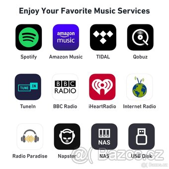 Arylic S10 WiFi Music Streamer / audio přijímač - 7