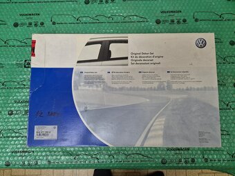 dekorační polep B sloupků dveří carbon design VW Golf VI od - 7