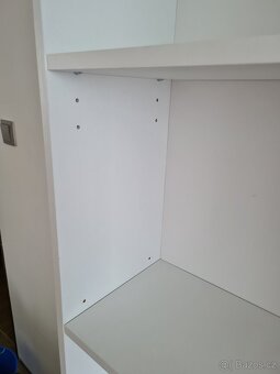 Bílá knihovna 176x60x24 cm - 7