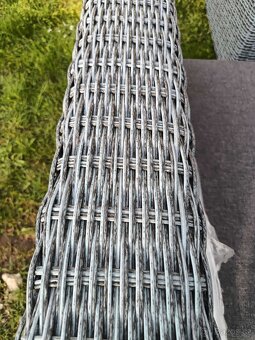 Zahradní ratanová sestava 228x86cm Ambia - nová - 7