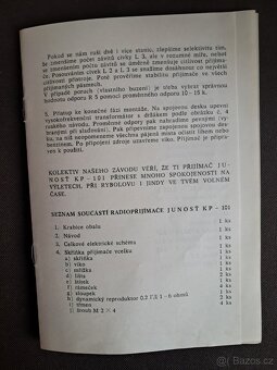 Stavebnice tranzistorového rádia Junosť - 7