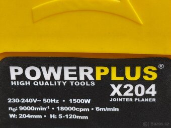 Prodám Hoblovku s protahem POWERPLUS X204 -1500W. - 7