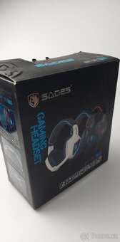 Herní sluchátka SADES A30S /stereo/prostorový zvuk/ LED - 7