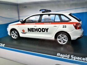 Model ŠKODA Rapid Spaceback (2013) "NEHODY DP" Abrex 1/43 - 7