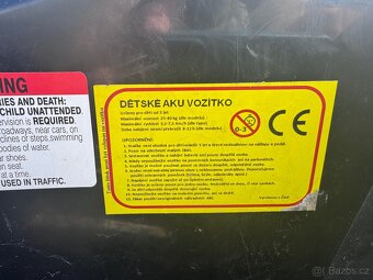 Dětské elektrická čtyřkolka černo-zelená - 7