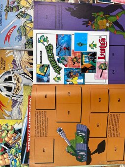 Komiksy Teenage Mutant Turtles + Album + samolepky Panini - 7