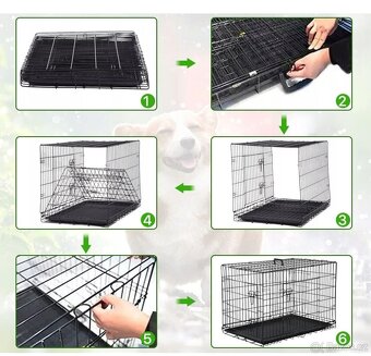 Skládací klec pro psa - 7