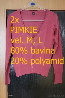 Pytel plný dámských svetrů a svetříků, vel. 36-38 - 7