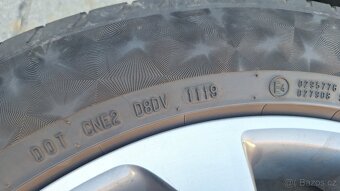 Alu kola Nissan 18" 5x114,3 letní pneu 215/55 R18 4mm - 7