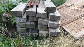 Dřevěné Trámy a Hranoly - Staré / Vyschlé - 7