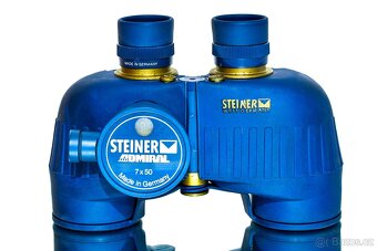 Dalekohled Steiner 7x50 Admiral Gold s kompasem TOP STAV - 7