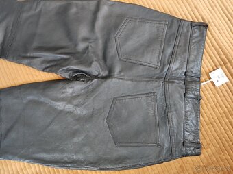 kalhoty kožené dámské nové, vel. 40 - 7