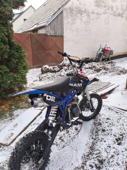 Pitbike 125ccm,4- takt, po výměně pístní sady ,super stav - 7