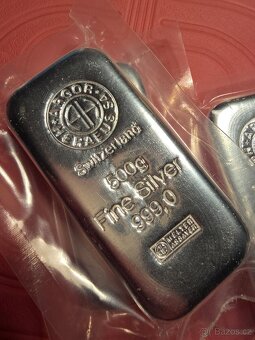 Argor Heraeus stříbrný slitek - 7