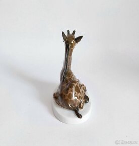 Starožitná porcelánová figurka žirafy - ROSENTHAL - 7