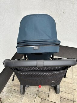Thule Sleek městský/sportovní kočár zánovní hliník/petrolej - 7