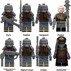 Rôzne sety vojakov 3 + doplnky - typ lego - nové - 7