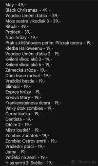 DVD filmy dokumenty, horory, akční, thriller, sci-fi - 7