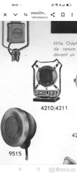 Vintage Mikrofon Philips 4211 z 30let rarita - 7