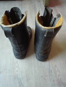Kožené kanady BUNDESWEHR, vel. 40, vnitřní stélka 25 cm - 7