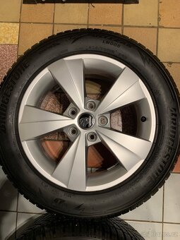 Alu kola Škoda R16 5X112 ZÁNOVNÍ ZIMNÍ PNEU 205/60 R16 - 7