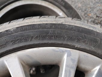 17" disky 5x108 + letní pneu - 7