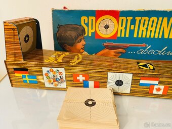 Vintage hra Sport Trainer, 60.léta, komplet, jako nové. - 7