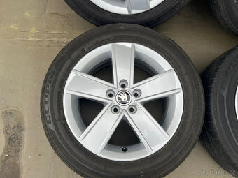 185/60R15 nová alu kola škoda rapid fabia III 6x15 5x100 - 7