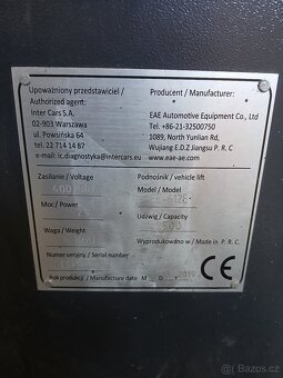 Jednosloupový mobilní zvedák - 7