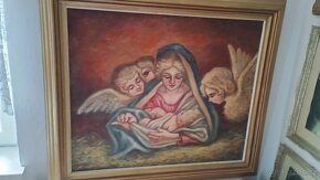 Obraz Panna Marie a Ježíš Karel Trapl 1975 - 7