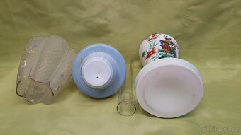 Krásná, velká starožitná petrolejová lampa - 7