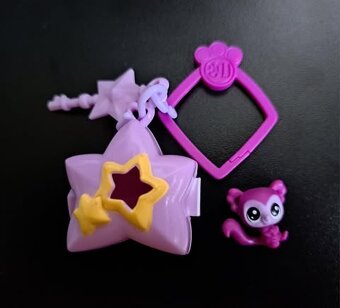 LPS Zvířátka sada - 3x LPS, 3x domeček (klíčenka) - 7