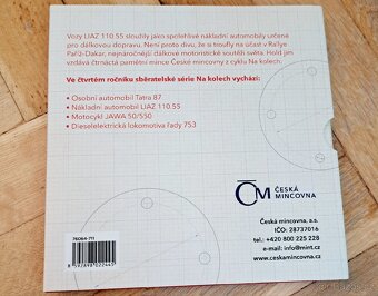 Stříbrná mince Na kolech Liaz 110.55 - 7