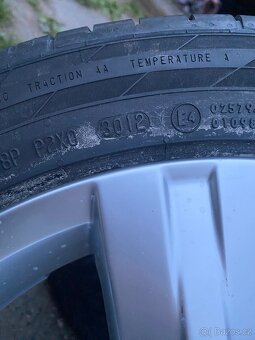 ALU kola VW FONTANA 17" 7,5J ET47 + 235/45/R17 - 7